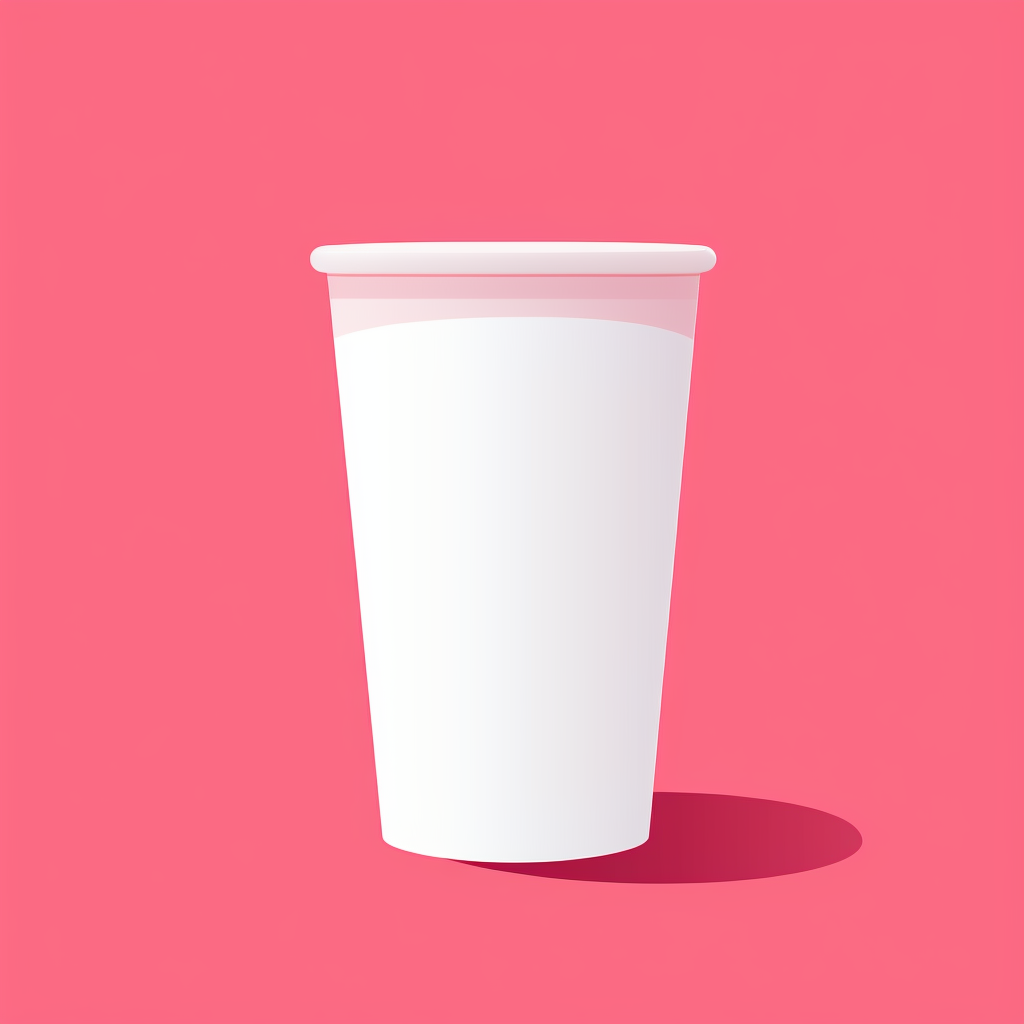 vector image of Styrofoam cup